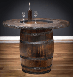 Whiskey Barrel Concrete Top