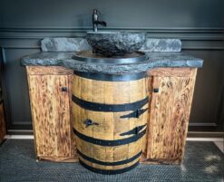 Concrete Whiskey Barrel Collection