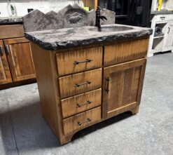 Bathroom Vanity with Concrete Countertop