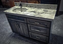 Bathroom Vanity with Concrete Countertop