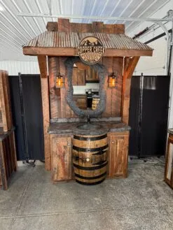 Concrete Top Vanity With Copper Creek Display