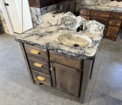 Kitchen/Bathroom Vanity with Concrete Countertop