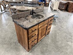 Bathroom Vanity with Concrete Countertop