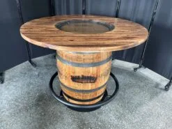 Barrel Table Footrest