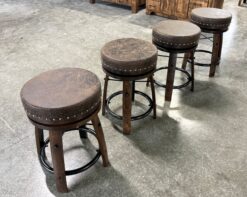 Whiskey Barrel Bar Stool | Amish Made
